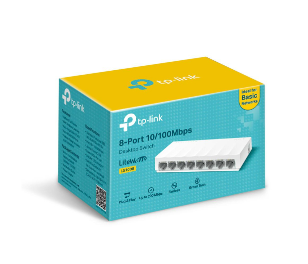 TP-Link 8p LS1008 (8x10/100Mbit) - 1063692 - zdjęcie 3